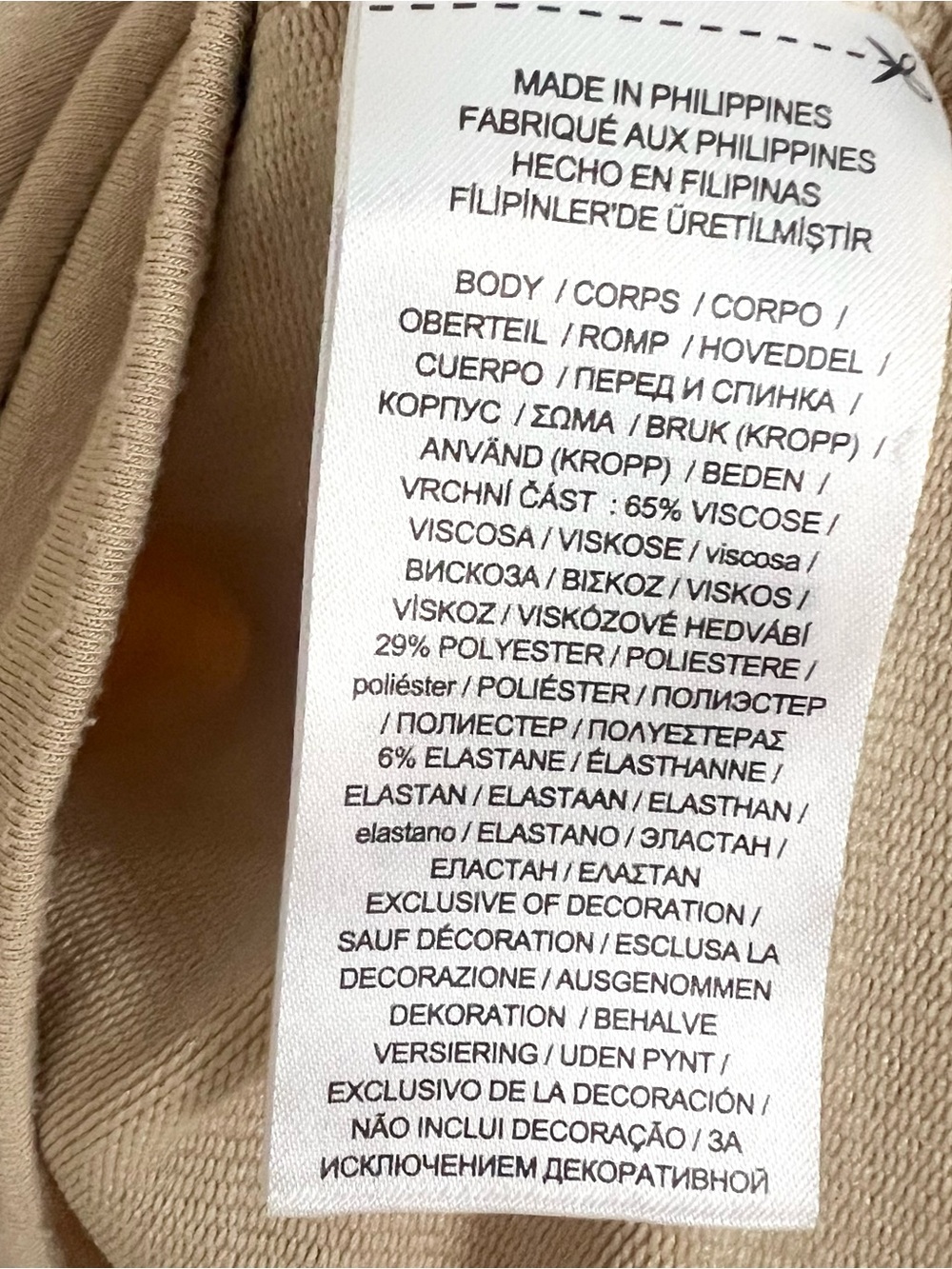 Ralph Lauren Tan Cowl Neck Long Sleeve Top - Picture 4 of 5